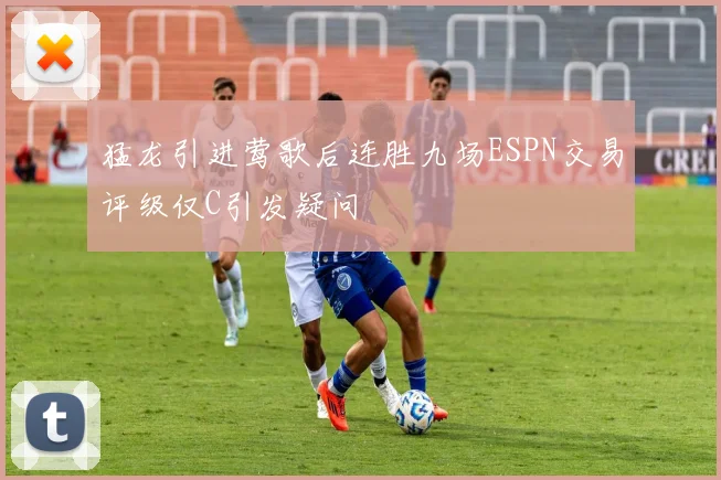 猛龙引进莺歌后连胜九场ESPN交易评级仅C引发疑问